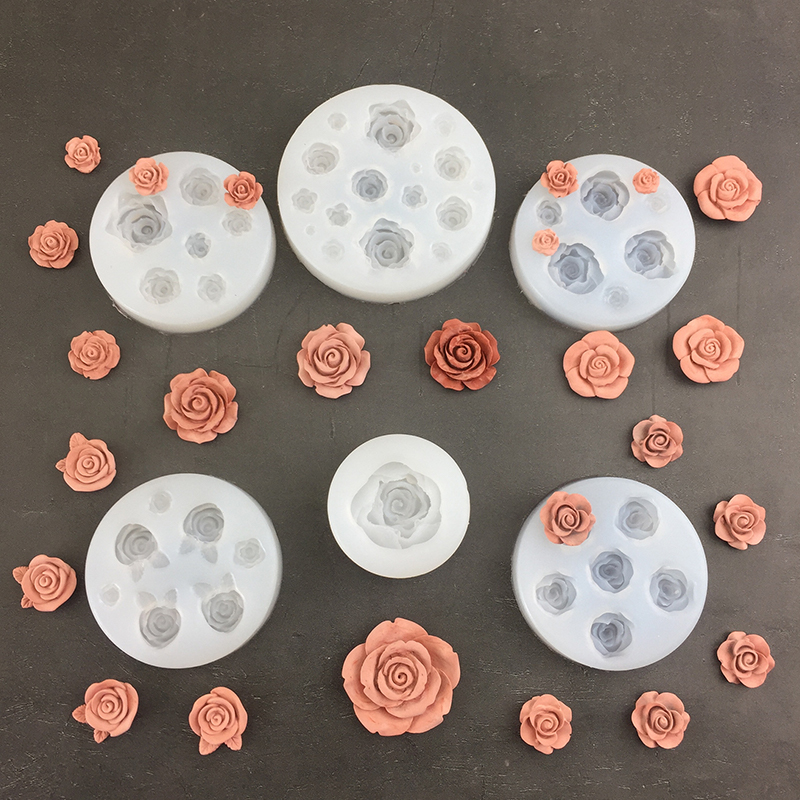 Soap Making Party - Силиконовые 3D формы в форме розы,