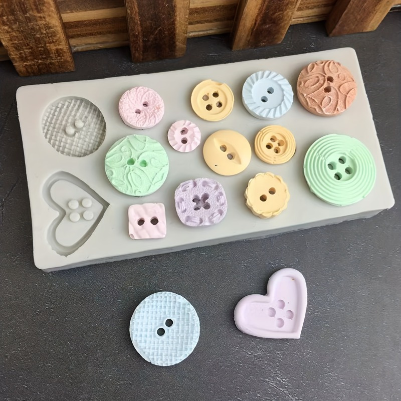 Soap Making Party - Силиконовая форма для пуговиц, силиконовая форма