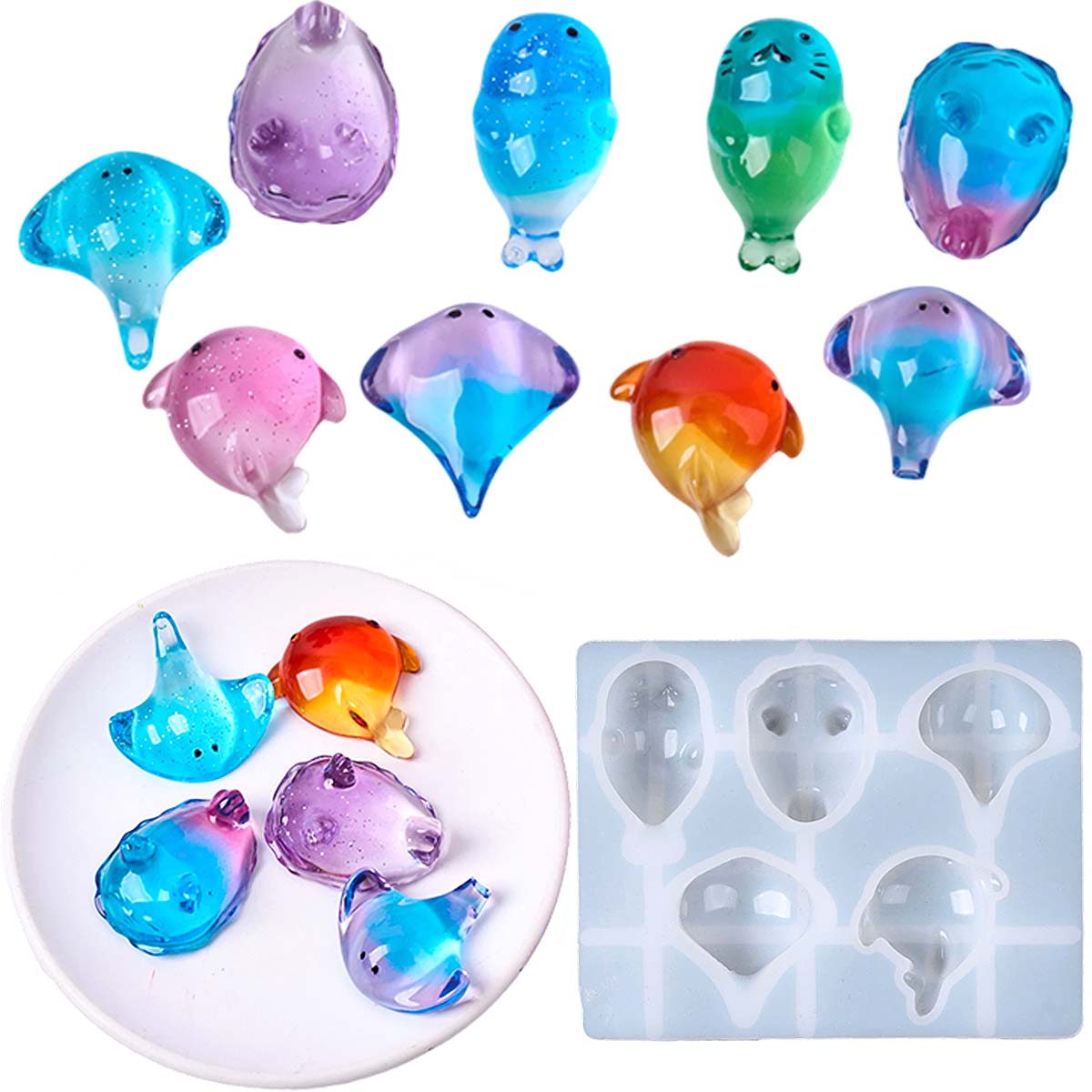 Soap Making Party - 3D-форма из силикона «Манта» в стиле