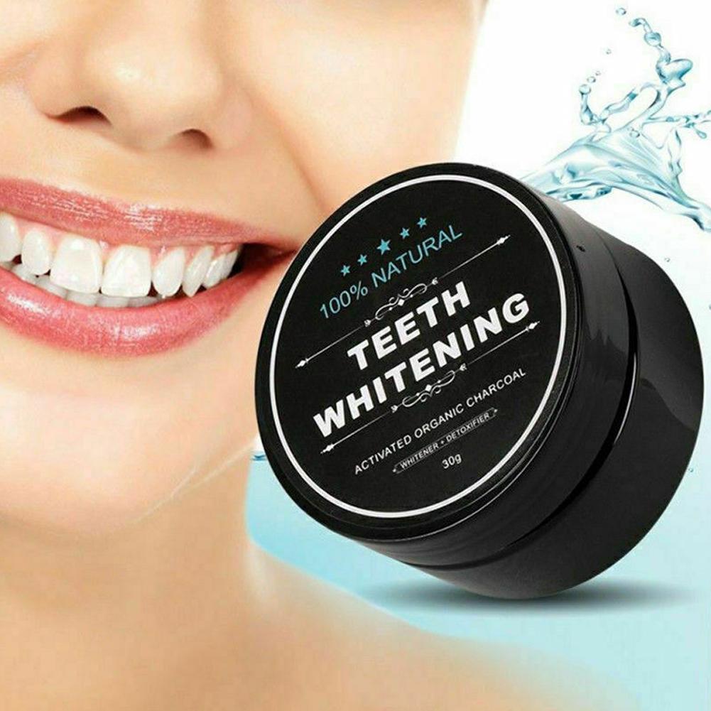 Activated Charcoal Powder - 30 г порошок для отбеливания зубов,