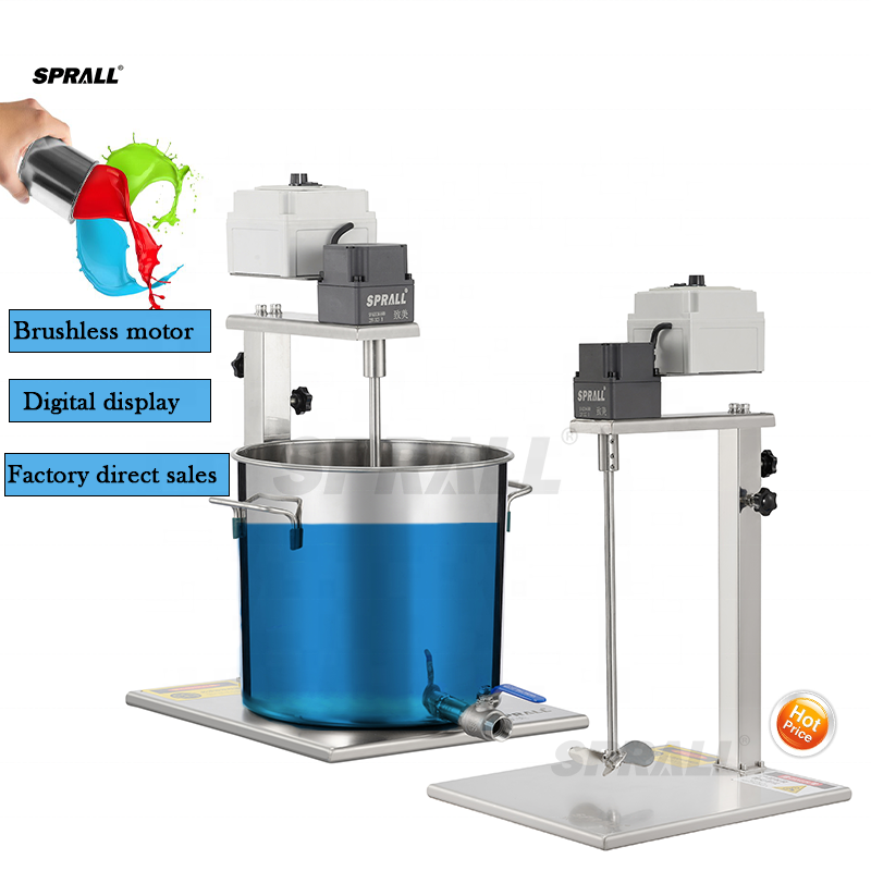 Making Soap And Detergent - SPRALL SP-MDD60-H400 Мешалка для электродвигателя Краска