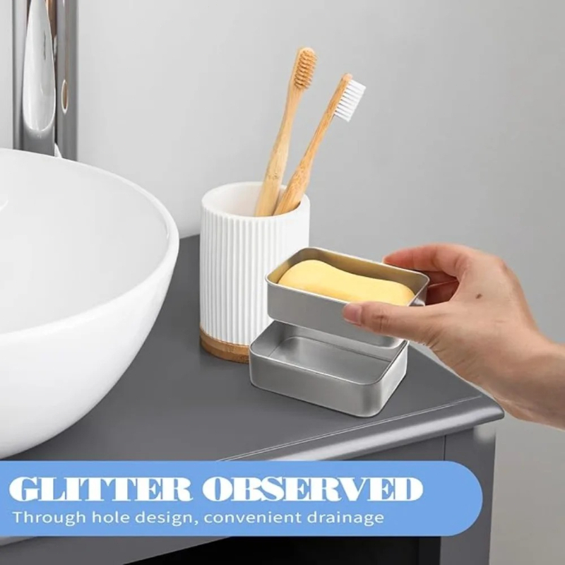 Портативная двухслойная алюмин – обзор и цена Soap Dish Draining