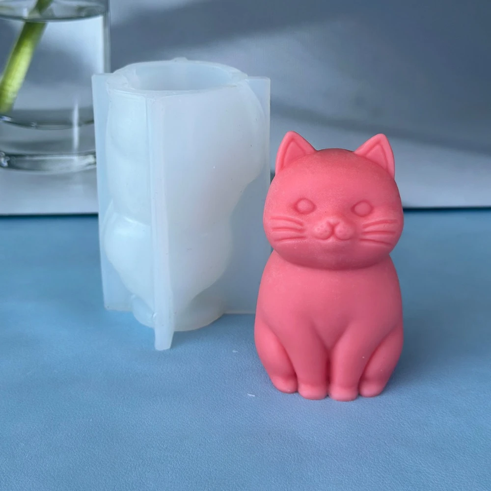 3D толстый кот животное силико – обзор и цена Soap Making Animal Fat