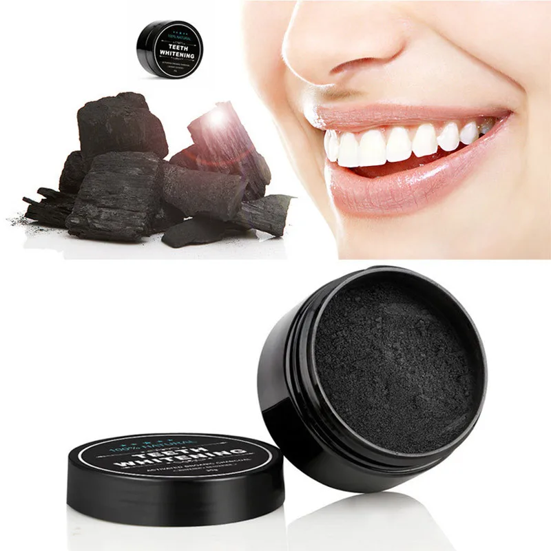 30 г отбеливающий зубной порош – обзор и цена Activated Charcoal Powder