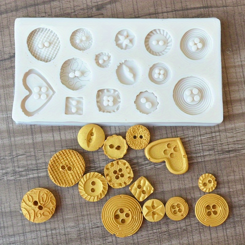 Силиконовая форма для пуговиц, – обзор и цена Soap Making Party