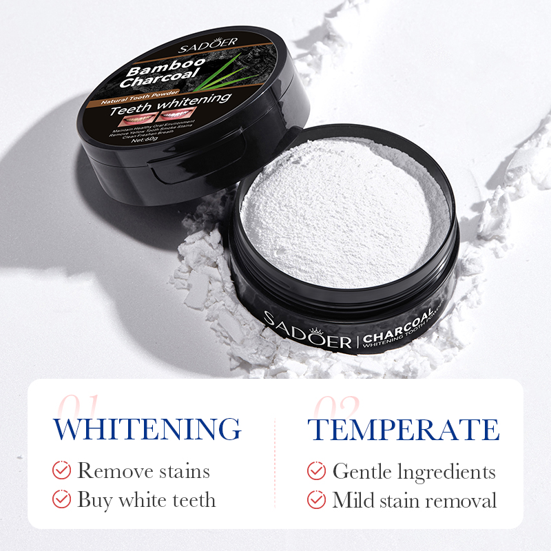 Отбеливающий зубной порошок с  – обзор и цена Activated Charcoal Powder